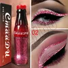 2019 New Eye Make -up CMAADU Glitter Flüssig Eyeliner 12 Farben Bunt Cola Flaschen -Lidschatten und leicht zu tragen glänzendes Augenpigment cos6277247