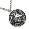 Pendentif loup Vikings, runes runiques nordiques, amulette et bijoux Talisman, collier Viking, livraison directe, fournisseurs 20205038247