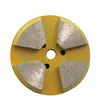 KD-V10 9 Pieces 3 Inch D80mm Back Stick Diamond Grinding Disc Diamond Polishing Pads for Concrete and Terrazzo Floor