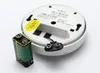 Rökdetektor Larm System Sensor Brandlarm Lossa trådlösa detektorer Hem Säkerhet Hög känslighet Stabil LED 85dB 9V Batteri 1.76