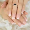 Розовые, телесные, белые, французские накладные ногти, Squoval, квадратный УФ-гель, накладные ногти для девочек, полное покрытие, советы по дизайну ногтей на пальцах5496984