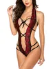 Amazon Hot Selling Sexy Lingerie Sexy Lace Womens Womens OnePiece Open Underwear Factory Atacado