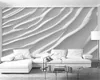 3d tapety do kuchni Nowoczesne proste abstrakcyjne trójwymiarowe paski nordic sofa tv tło ściana jedwabna tapeta