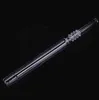 19cm Quartz Rig Stick Nail Clear Filter Tips Pipes Smoking Accessories Tester 14mm male Straw Kit Tube For Hookahs Glass Water Bongs