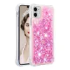 Gradient Quicksand Series Glitter Flowing Liquid Floating Soft TPU Bumper Cushion Girls Women Phone Case for iphone 7 8 plus Xr Xs 11 12 13 Pro Max Samsung S10 Note 20