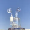 Tjockt vattenglas Bong med 4 mm kvarts Banger Inline Perc Hookahs Mini Rigg Vattenrör Oljeplattform Rökning Tillbehör CS181