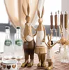 Rabbit sculpture Garden Decorations American Country Style Triple Home Decoration Articles Creative Wedding Gift Rabbits Resin Article