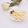 Tek Kullanımlık Meyve Çatal Sticks Bambu Gıda Alır Restoran Büfe Cupcake Toppers Seyahat Piknik Festivali Düğün Doğum Günü Parti Malzemeleri