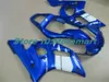 Kit de carenado de motocicleta para YAMAHA YZFR6 98 99 00 01 02 YZF R6 1998 2002 YZF600 azul blanco Carenados set + regalos YG33