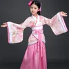 Vestido de princesa 10 cores para festa feminina bordado dança ano novo trajes de palco chinês tradicional Han Fu menina 235L