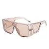 luxury sunglasses fashion sunglasses mens sunglasses Square large frame color film cool sun glasses 6 color