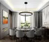 Luxury LED Crystal Chandelier Lighting Round Crystals Pendant Lamp Black Hanging Light for Living Room Home Decoration Lustres De 245y
