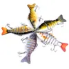 10cm 155G Multisection Fish Hook Hard Baits Lures 6 Treble Hooks 5 Colors Mixed Plastic Fishing Gear2425281