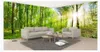 Papéis de parede 3D personalizado home decor photo papel de parede Enorme cena completa fantasia floresta HD cenário natural sala de TV fundo mural