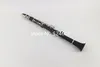 البيع الساخن Clarinet E Tune 17 Keys Bakelite أو Ebony Wood Body Sliver Keys Musical Musical Musical