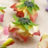10pcs muito 4,5 centímetros Chefes Artificial flores rosas DIY Handmade Decoração nupcial Corsage Grinalda Wedding Gift Box Car Falso Flores