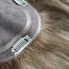 Balayage 1060カラーシルクベース女性用のヒューマンヘアトッパートップヘアピースのクリップを薄くするためのトップヘアピースTOUPEE96479676659512