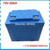 2000W 72V 20AH Lithium Ion Battery 72Volt Electric bicycle E-Byket Scooter battery 26650 cell with 30A BMS 84V 2A Charger