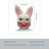 Hase Kaninchen Maske Halloween Party Plüsch Hase gruselig gruselige Maske Halloween Kaltlicht Maske langlebig Kostüm Kostüm209j