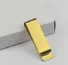 Portable Stainless Steel Brass Money Clipper Slim Money Wallet Clip Clamp Card Holder Credit Name Card Holder 15*50*0.8mm SN1086