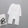 Infantile bébé combinaisons barboteuse nouveau-né garçon bébé col rond costume formel smoking barboteuse pantalon combinaison gentleman à manches longues vêtements pour la fête