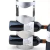 Heiße verkäufe 1PC 3 oder 4 Loch Edelstahl Wand Wein Halter Rack Haushalt Wein Flasche Halter Für Den heimgebrauch Mit Schrauben