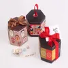 6 wzorów Sześciokąt Plum Blossom Cherry Flower Wzór Papier Cukierki Box Wedding Favor and Prezent Dekoracja