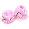 10PCS / Set PU Cuir BDSM Bondage Ensemble Contraintes Sexe pour Couples Femme Esclave Sexy Érotique Main Fouet Plug Masque Mamelons Pinces C18112201