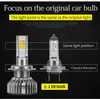 2Pieces F2 vier kleuren Flash Led Car Headlight 10000lm Auto LED H4 H1 H7 H8 H9 H11 H16 9005 HB3 9006 HB4 3000K 6000K 10000K