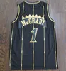 Wyprzedaż męska sportowa Tracy # 1 Mcgrady Jersey White Purple Black / Gold Vince 15 # Carter Jersey Penny 1 # Koszulki Hardaway Szyte S-XXL