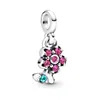 2019 New S925 Sterling Silver My Dangle Charm Bead with CZ Fitts EuropeanPandora Jewelry Me Charms Bracelets263y