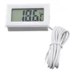 Мини ЖК-цифровой термометр точный цифровой измеритель температуры датчик температуры прибора Водонепроницаемый дизайн Анализаторы Temp метр -50 ~ 110C LSK166