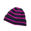 Crianças Stripe Kintted Chapéu Outono e Inverno Chapéu ao ar livre quente Crochet Stripe Cap Fashion Designer Meninas Crianças Crianças Hha594