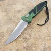 추천 Theone Knives Socom the one Elite Folder S/A Knife (4in stonewash Part Serr) D2 b 캠핑 사냥 칼 접는 나이프