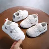 2-3 Years Old Spring Autumn Baby Girl Boy Infant Soft Bottom Stitching Color Breathable And Antiskid Sneakers Toddler Shoes walker