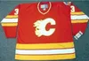 Niestandardowe Mężczyźni Młodzież Kobiety Vintage # 3 Dion Phaneuf Calgary Flames 1989 CCM Hockey Jersey Rozmiar S-5XL lub niestandardowa dowolna nazwa lub numer