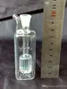 La nuova bottiglia d'acqua filtrata rettangolare, Bong di vetro all'ingrosso Bruciatore di olio Tubo di vetro Rigs Fumo
