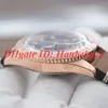 New men watch watProtruding glass mirror Quartz VK movement Rose gold stainless steel case rotatable bezel Blue dial Brown leather strap