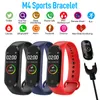 M4 Wristband Smart Band 4 Фитнес-трекер Часы Спорт Браслет Сердечное Сердечное давление Смаркое Давление Усадьба Здоровье