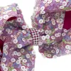 bebés doces bowknot grande lantejoulas Acessórios para o cabelo estilo de Europa arco frisado Crianças Barrette jojo grampos de cabelo siwa cabelo Crianças arcos C5294