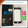 5D Full Cover Tempered Glass Screen Protector med 10IN1 Förpackning för iPhone XS / XR / XS Max / 8/8 Plus