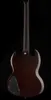 Anpassad elektrisk gitarr Mörkröd One Piece Mahogny Body Humber Pickups Wax Potted Quality Guitar5293284