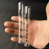 Transparentes bocal de vidro bongs acessórios, vidro cachimbos coloridos mini-multi-cores Pipes melhor mão Colher de vidro da tubulação