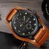 relogio masculino CURREN Watch Men Military Quartz Watch Mens Watches Top Brand Luxury Leather Sports Wristwatch Date Clock 8225 LY191213