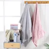 Asciugamano da bagno di garza asciugamano di cotone da ricamo a tre pezzi
