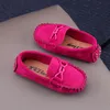 Taglia 21-35 Scarpe per bambini Scarpe per ragazzi Slip On 2020 Primavera Morbida pelle PU Scarpe casual per bambini Ragazze Mocassini morbidi e comodi Baby # 27