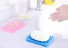 silicone soap dishes Silicon Kitchen Bathroom Flexible Soap Dish Plate Holder Tray Soap box holder KKA6364