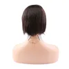 180% Short Bob Silky Straight Hair Full Front Lace Wigs Natural Black Human Wigs 2022 Selling 6inch 8inch 10inch 12inch