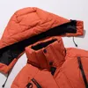 Faroonee зимняя куртка Мужчины сгущающиеся теплые толстовки Parkas с длинным рукавом с капюшоном высокого качества с капюшоном на молнии