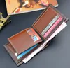 카드 공개 클러치 Cente Bifold 지갑 빈티지 간단한 짧은 지갑 3PCS 2020 용인 남성 고품질 가죽 지갑 포켓